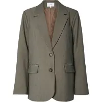 Y.A.S. Damen Blazers Yasreemaj Ls Blazer - Taupe - Größe 42