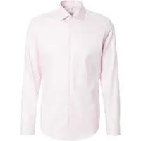 Seidensticker Businesshemd "Schwarze Rose", Herren, Gr. M (40), normale Ärmellängen, rosé, 100% Baumwolle, unifarben, slim fit, 2-Knopf-Manschette, Hemden Businesshemd, Slim 1/1 Kentkragen Uni