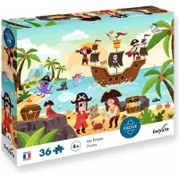 Carletto Deutschland Piraten 36 Teile Puzzle