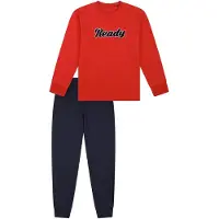 Schiesser Pyjama Nightwear 3 in rot | Gr.: 152