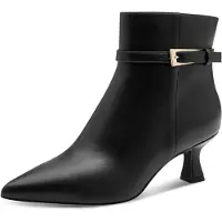Marco Tozzi Damen Stiefelette mit Knöchelriemchen 2-25327-45, Größe:37 EU, Farbe:Schwarz