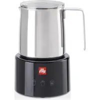 Illy Milchaufschäumer Edelstahl / schwarz by Piero Lissoni