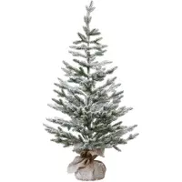Kaemingk Decoris künstlicher Weihnachtsbaum Schnee dekorativer Baum 100cm grün