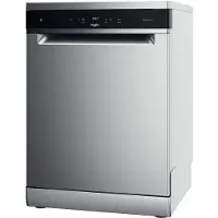 Whirlpool WH7FA14BN7A0X, Freistehend, Standardgröße (60 cm), Edelstahl, Schwarz, Berührung, 1,3 m
