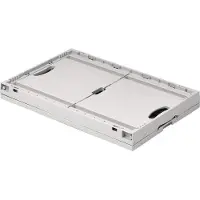 Ringoplast Faltbox L600xB400xH323mm Inhalt 67 l hellgrau ohne Deckel Polypropylen Durchfassgriffe