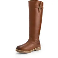 Travelin' Leder-Stiefel "Dannemare" in Hellbraun - 38