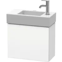 Duravit Waschtischunterbau L-CUBE 400x480x240mm Ans li Ei dunkel gebürstet