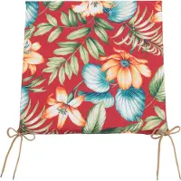 Doppler Sitzkissen 44 x 44 cm rot orange blau grün