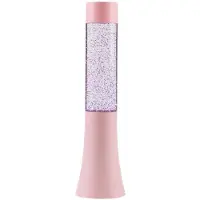 Itotal - Flared Glitter Lamp - Pastel Pink - 33.5 cm