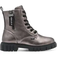 s.Oliver S. Oliver Kinder Winter-Halbstiefel Schwarz mit Reißverschluss