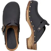 Sanita Wood-Kristel Open Clog Black Gr.37