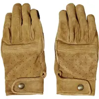 Belstaff Montgomery Velours Hellbraune Handschuhe Größe XL
