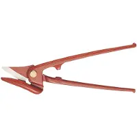 Bahco Traditionell/Industrie Blechschere für lange, gerade Schnitte, Durchlaufschere 300 mm