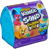 Spin Master Kinetic Sand Hunde Häuschen, Kinetischer Sand für Kinder, 5 Jahr(e), Mehrfarbig