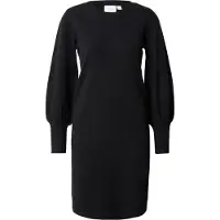 Vila "VIKERRY O-NECK KNIT DRESS - NOOS" Materialmix, regular fit