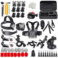 Hurtel Universal-Zubehr-Set 67 in 1 fr Gopro, Dji, Insta360, Sjcam, Eken Sportkameras (Gopro 67 in 1 Set)