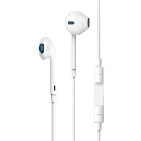 Devia Kabelgebundene Ohrhörer Smart jack 3,5mm weiss