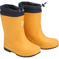 Didriksons Slush Gefütterte Gummistiefel, Oat Yellow, 30, Kindergummistiefel, Kinderstiefel, Gummistiefel kinder, Kids
