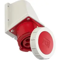 Pce 1242-3v Container Wandsteckdose 32A 4p 3h IP67
