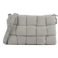 Liebeskind berlin Crossbody Bags - Bo Plain Weaved Nylon Hobo Bag S - Gr. unisize - in Grau - für Damen