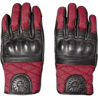 Belstaff Hampstead Lederhandschuhe schwarz/rot S Herrenschwarz/rotS - Motorradbekleidung - Herren Motorradbekleidung