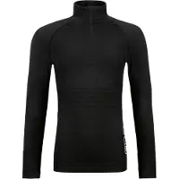 Ortovox - Merinowoll-Unterwäsche - 230 Competition Zip Neck W Black Raven für Damen - Größe M - schwarz