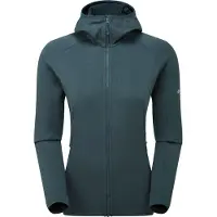 Montane F Protium Hoodie, Fleecejacke, Damen, dunkelgrün
