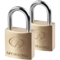 Lifeventure Mini Vorhängeschloss, 2 Stück.