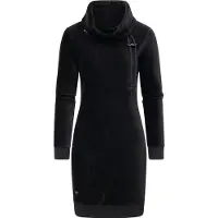 Ragwear Sweatkleid "Chloe Velvet" Ohne Taschen stylisches Langarmkleid in Samtoptik