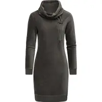 Ragwear Sweatkleid "Chloe Velvet" Ohne Taschen stylisches Langarmkleid in Samtoptik