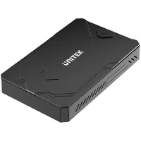 UNITEK S1229CBK01 Speicherlaufwerksgehäuse M.2 NVMe & SATA SSD Schwarz