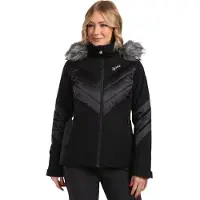 KILPI Lin, Skijacke, Plus Size, Damen, schwarz