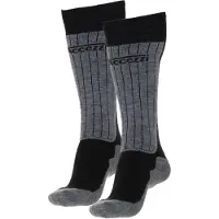 Accezzi Merino 80 Skisocken, 2 paar, schwarz
