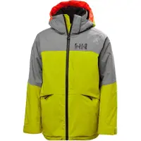 Helly Hansen Summit, Skijacke, Junior, grüngelb