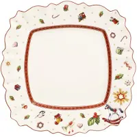Villeroy & Boch Speiseteller "Speiseteller Toys Delight 28 x 28 cm weiß"
