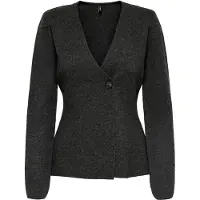 ONLY Strickjacke in Dark Grey Melange | Gr.: M