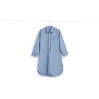 HAY – Fineline Nachthemd Lang M/L (Blau)