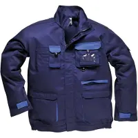 Portwest Arbeitsjacke mit 12 Taschen TX10 Blau Gr. S