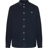 KnowledgeCotton Apparel Hemd Knowledge Cotton Apparel Men Regular Fit Corduroy Shirt Total Eclipse-L