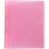 Eichner Präsentationsringbuch 2-Ringe rot-transparent 2,5 cm DIN A4