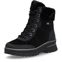 Remonte Schnürstiefel - Schwarz Leder : 40 : Normal Größe: 40 Weite: Normal