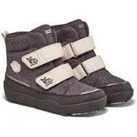 Affenzahn Wolle Comfy Rhino Mädchen Klettstiefel in Grau, Größe 27