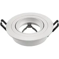 LEDVION LED Einbaustrahler Rund Weiss GU10 Fassung