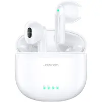 JOYROOM Kabellose TWS In-Ear Kopfhörer mit ENC, Wasserdicht IPX4, Bluetooth 5.3, Weiß (JR-TL11)