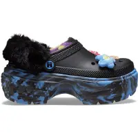 Crocs | Unisex | Happy Socks X Stomp Lined | Clogs | Schwarz | 43 211797-0NQ-M10W12