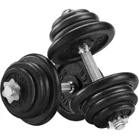 Songmics Hanteln aus Gusseisen 50 kg SYL50BS