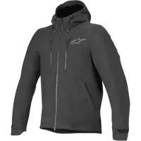 Alpinestars Domino Tech Shell Motorrad Textiljacke, schwarz, XL