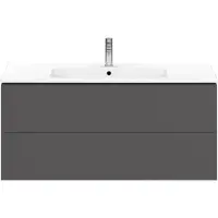 Duravit Waschtischunterbau L-CUBE 1220x481x550mm graphit matt