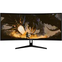 AROZZI Nova 34" Gaming Monitor - Gebogen - UWQHD VA - 165Hz - Schwarz
