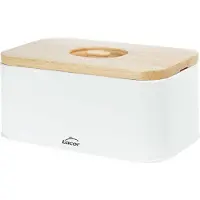 Lacor Flacher Brotkorb Holz